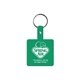 aerial view a green square flexible key tag, image 1 of 2