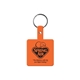 aerial view a orange square flexible key tag, image 1 of 2