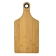 aerial view a black bamboo cheese board w / silicone ring, image 1 of 2