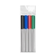 aerial view a group of fine tip permanent marker 4 pack - usa made, image 2 of 2
