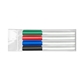 aerial view a group of fine point dry erase marker 4 pack - usa made, image 2 of 2