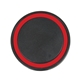 aerial view a black pad with red ring 10- watt charging pad, image 1 of 2