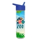 a blue the chiller full color paper insert wrap - 16 oz insulated bottle with flip straw lid