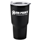 aerial view a black the aurora - 28 oz stainless steel auto tumbler, image 1 of 3