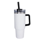 aerial view a white halcyon(r) 40 oz mug, laser, premium, image 1 of 2