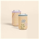 a group of liam burlap koozie neoprene can insulator