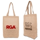 a group of promotional jute tote