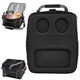 aerial view a black eva hard top cooler, image 1 of 3