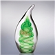 aerial view a green dublin art glass award, image 1 of 2