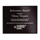 aerial view a black onyx large plaque award, image 1 of 2