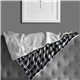a charcoal plaid micro mink sherpa blanket