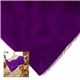aerial view a plum micro mink sherpa blanket, image 1 of 2
