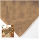 aerial view a tan micro mink sherpa blanket, image 1 of 2
