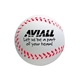 aerial view a white baseball stress ball, image 1 of 3