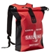 aerial view a red the keepdry waterproof backpack, image 1 of 2