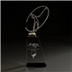 aerial view a clear/black linkster medium award, image 1 of 2