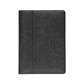 aerial view a black wilshire perforated pvc junior padfolio, image 1 of 2