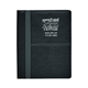 aerial view a gray rodeo stitched pvc standard size padfolio, image 1 of 2