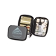 aerial view a gray deluxe travel sewing kit, image 1 of 2