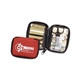 aerial view a red deluxe travel sewing kit, image 1 of 2