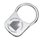 aerial view a silver keyholder metal keytag, image 1 of 3