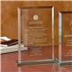 aerial view a clear beveled rectangle - large award, image 1 of 2