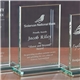 aerial view a clear glass rectangle - medium award, image 1 of 2