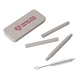 aerial view a white eco - friendly pocket straw set, image 1 of 3