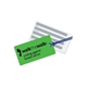 aerial view a neon green rectangle 40 mil neon tag, image 1 of 2