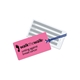 aerial view a neon pink rectangle 40 mil neon tag, image 1 of 2