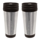 a silver 15 oz stainless steel tumbler