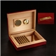 aerial view a rosewood rosewood premium cigar humidor, image 1 of 2