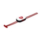aerial view a red wearable sports and bike light, image 1 of 2