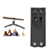 a black sturdy metal travel hanger