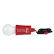 aerial view a red royale bright idea old fashioned bulb, image 1 of 2