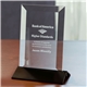 aerial view a clear epoch vertical medium glass award, image 1 of 2