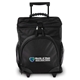 aerial view a black mobile on - the - go cooler with wheels, image 1 of 2