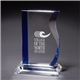 aerial view a clear/blue auckland cobalt optically perfect award, image 1 of 2