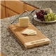 a group of two tone bamboo cheese cutter