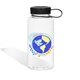 a peace 02 34 oz h2go wide 2.0 water bottle - clear