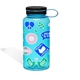 a peace 05 34 oz h2go wide 2.0 - aqua