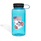 a patriotic 04 34 oz h2go wide 2.0 - aqua