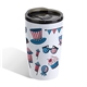 a patriotic 05 optima 14 oz stainless steel / polypropylene tumbler