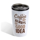 Coffee a coffee 01 optima 14 oz stainless steel / polypropylene tumbler