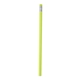 aerial view a neon yellow soft touch halcyon pencil, image 1 of 2