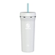 aerial view a frosted takeya(r) 32 oz straw tumbler - laser, standard, image 1 of 2