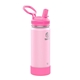 aerial view a summer glow pink takeya(r) 18 oz actives glow in the dark bottle, laser - standard, image 1 of 4