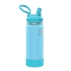 aerial view a glow worm blue takeya(r) 18 oz actives glow in the dark bottle, laser - standard, image 1 of 4