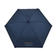 aerial view a navy elements 39 recycled manual mini folding umbrella, image 1 of 7