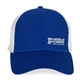 aerial view a royal/white merrimack hat co.(tm)casey trucker, image 1 of 5